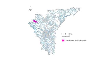 Map of the Ingbirchworth study site