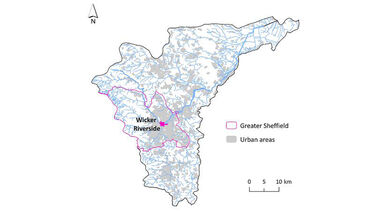 Wicker Riverside location map. 