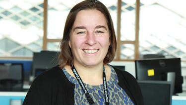 Professor Vanesa Castan Broto smiles at the camera