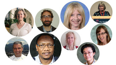 The nine super visionaries together in one image. 