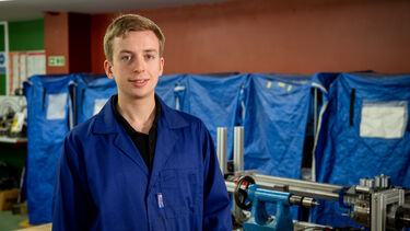mechanical engineering student in industry
