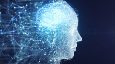 Illustration of person's head and brain