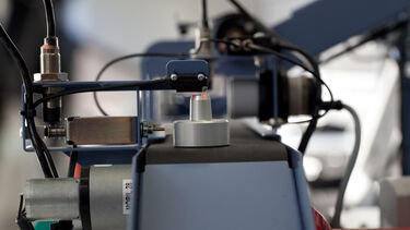 close up of a automated machine