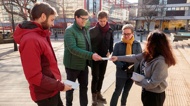 Guests arriving at Landscape50 conference