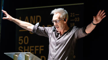 Professor James Hitchmough speaking at Landscape50