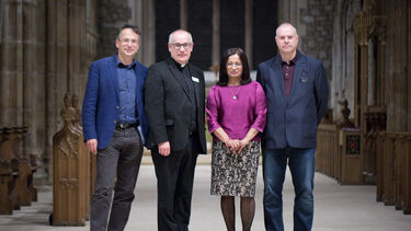 Mona Siddiqui with Henk de Berg