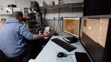 Confocal microscope in the Wolfson Light Microscopy Facility
