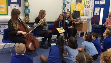 school classroom presentation