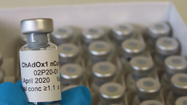 The ChAdOx1 nCoV-19 vaccine (image courtesy of Sean Elias, the Jenner Institute, the University of Oxford)