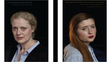 Space for Sharing photography exhibition: "People who are experiencing emotional distress."