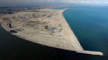 A coastal part of Lagos, Nigeria