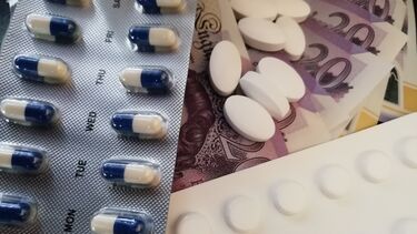 Medicines and bank notes