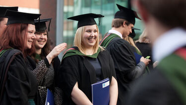 Photo of history graduation