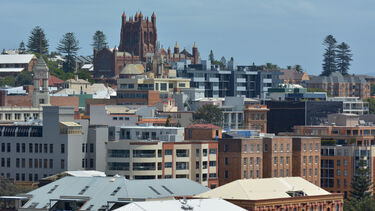 Skyline of Newcastle, Australia