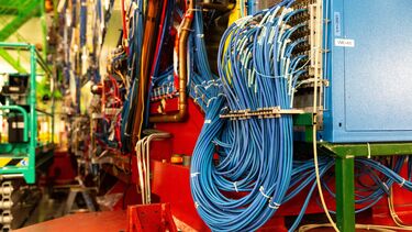 Wires from machinery at CERN