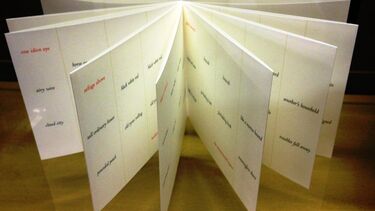 An image of an opened book.