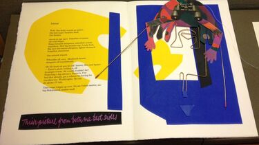 An image of a colourful book from our Special Collections