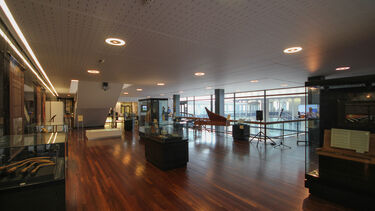 An image showing the exhibition space in Western Bank Library