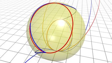 Parabola and cubic curve in projective space