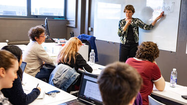 Human Communication Sciences Students in lecture