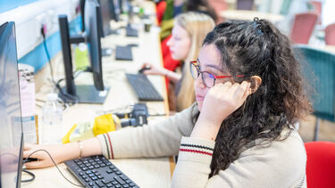 ELTC students using computers