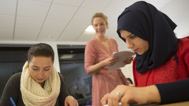 ELTC students studying