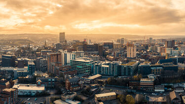 Sheffield city skyline