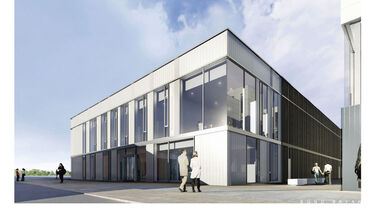 The outside of the new TERC building