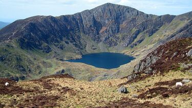 Cadair Idris, a cirque in Wales.