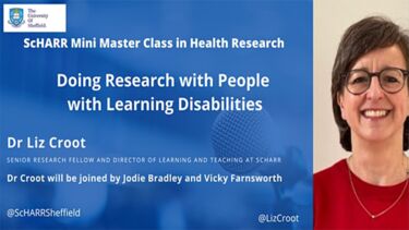 Graphic of details of masterclass
