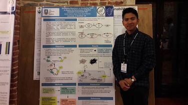 B.Saputra presenting at Biochar Conference