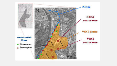 Map showing the Belgium field site for The ADVOCATE Project