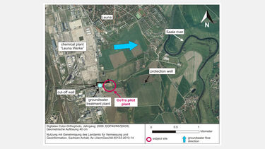 Map showing the Germany field site for The ADVOCATE Project