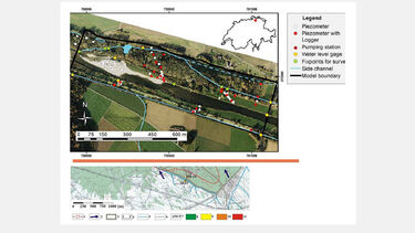 Map of the Switzerland field site for The ADVOCATE Project