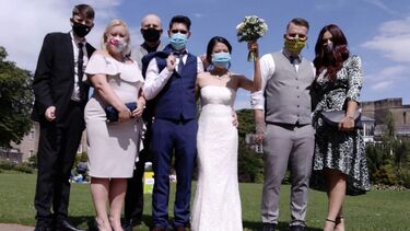 2nd place - Covid wedding (Category: My Life)