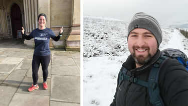 Sarah Tyrrell (left) and Steven Spall (right)