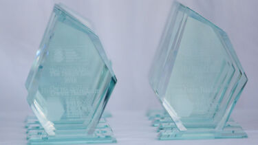 Dean's List winner trophies