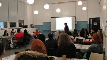 Participants in a workshop