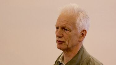 A man at the Imagine north east exhibition launch