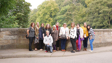 Group photo of members of the project