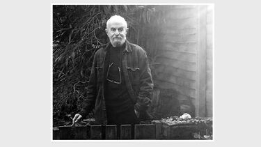  John Blakemore in his garden in Derby