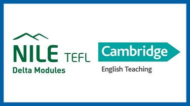 NILE TEFL Logo and Cambridge English Teaching Logo