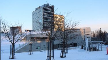 The exterior of Tampere University of Technology