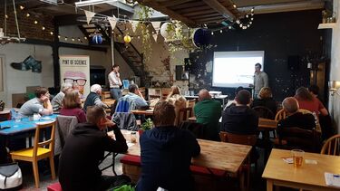 Pint of Science event, 2017.