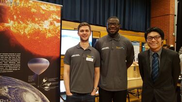 Team members at the SURE showcase