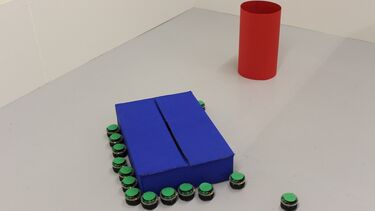 Occlusion-based cooperative transport