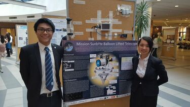 Sunbyte poster for the European Space Agency's symposium