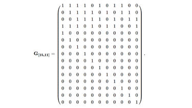 Generator matrix