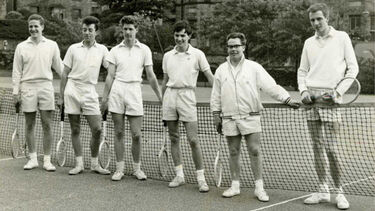 The University of Sheffield tennis team, 1961.