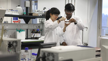 Students in laboratory